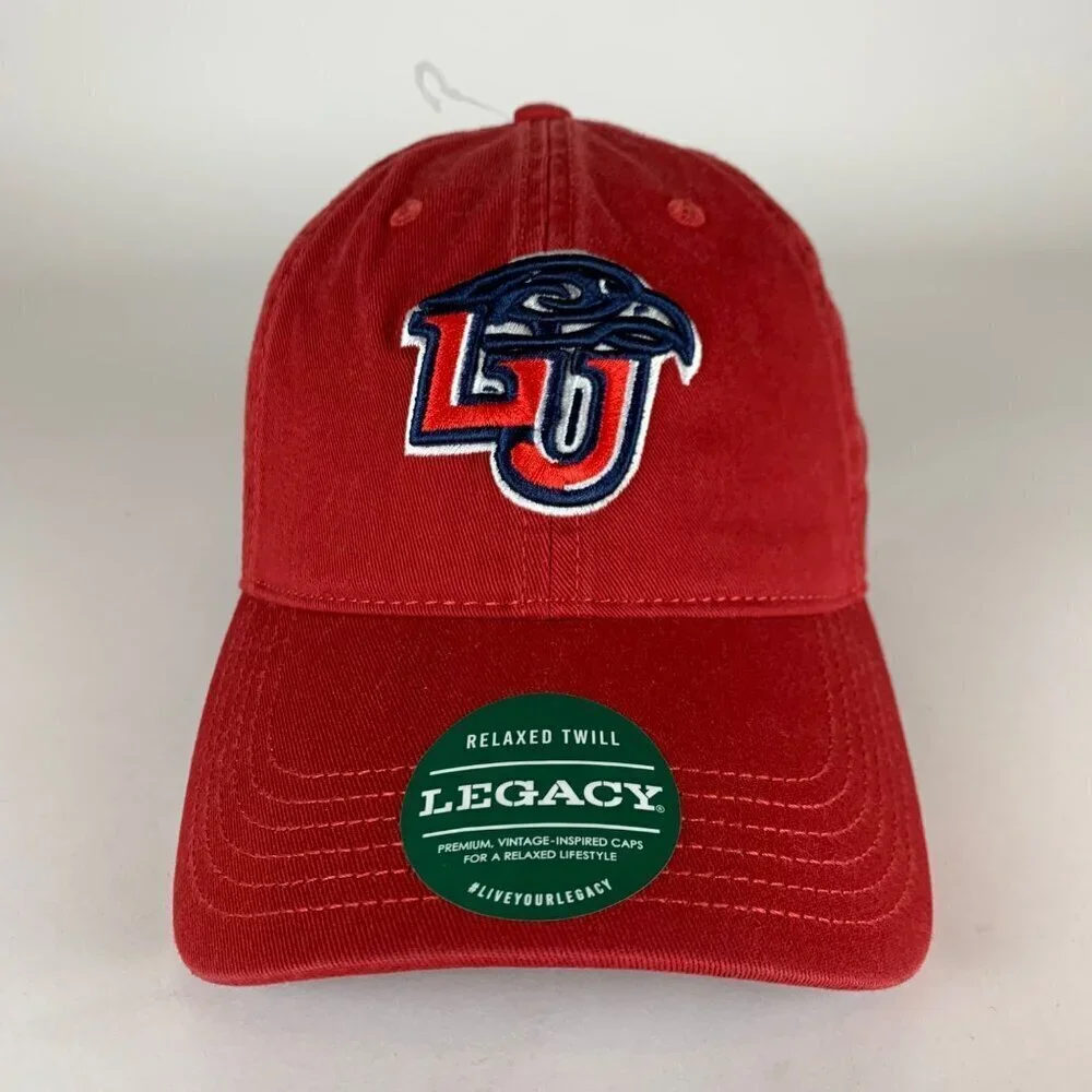 Liberty Flames NCAA Red Legacy Relaxed Fit Strapback Adjustable Hat New